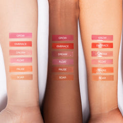 Karuna vegan packaging designed for clean, travel friendly lip care.