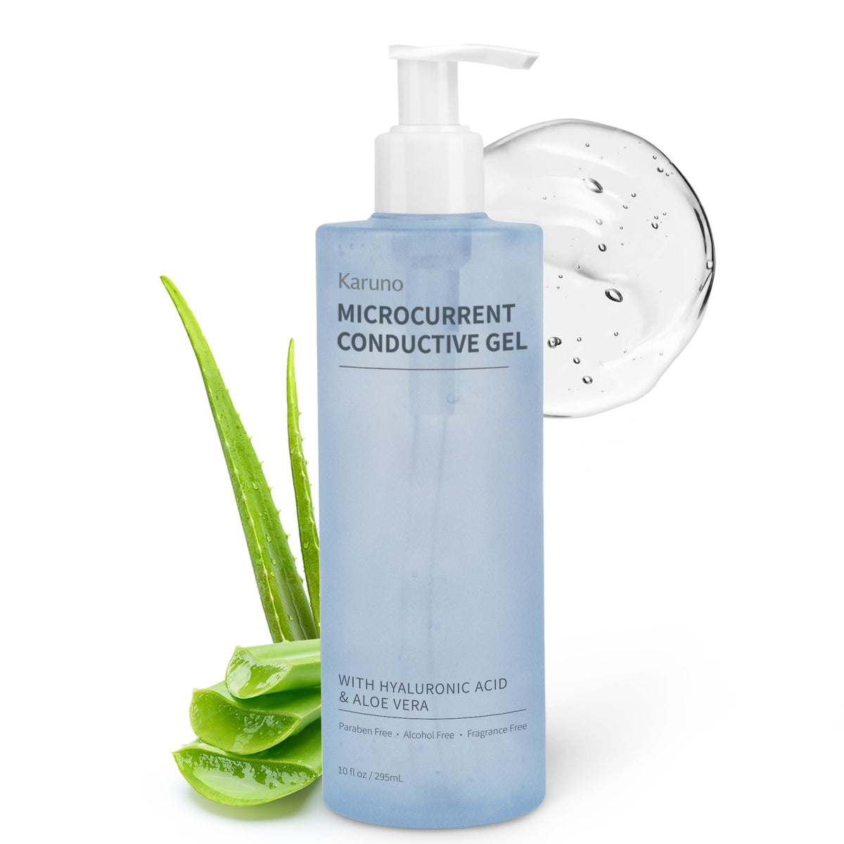 KARUNO 10oz microcurrent gel bottle for smooth device contact