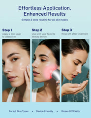 KARUNO at-home skincare setup indicating salon-quality results