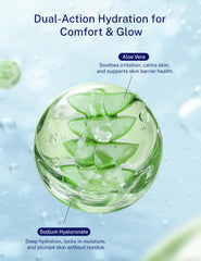 KARUNO hyaluronic acid-infused gel closeup highlighting hydration