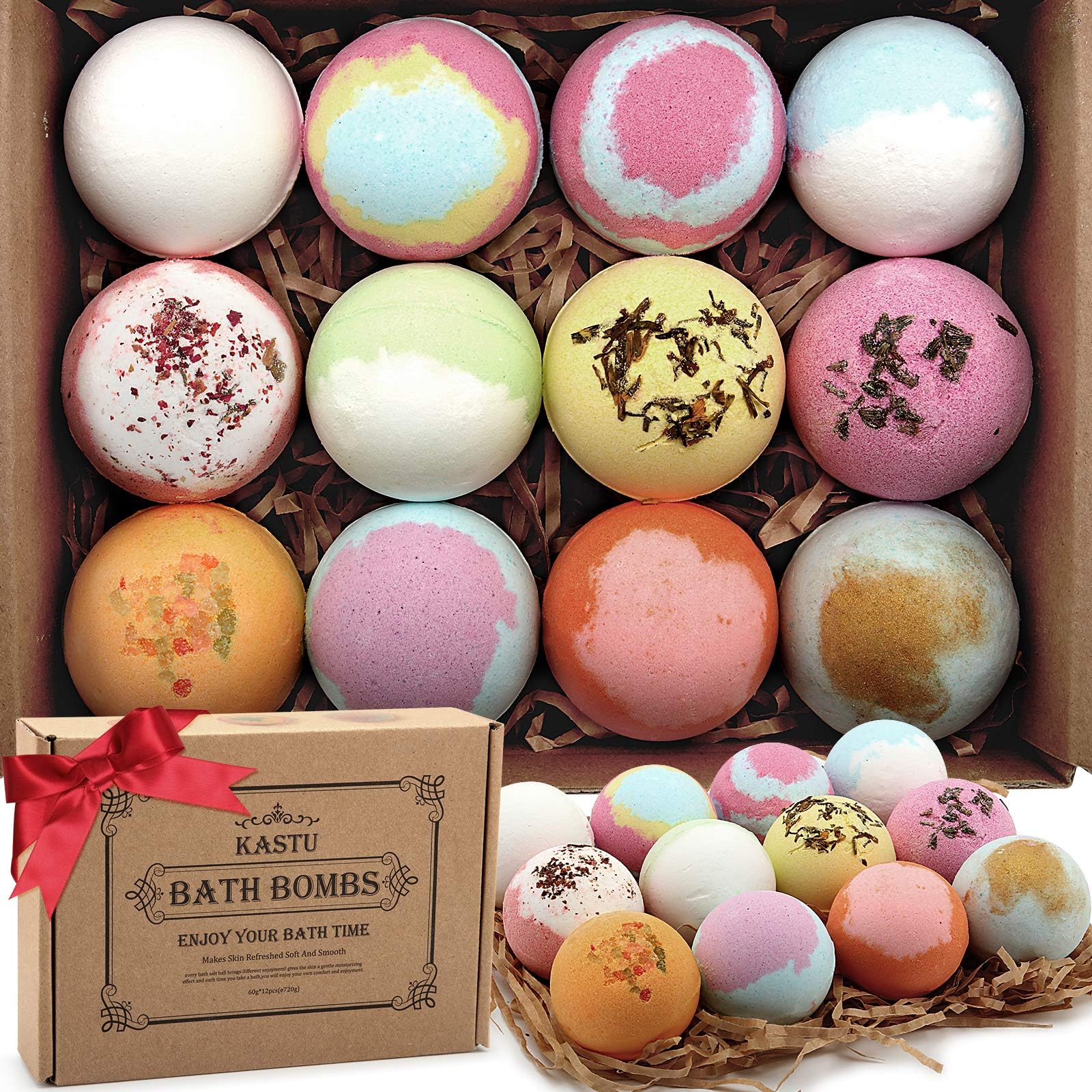 KASTU bath bomb seaweed aroma for a refreshing soak