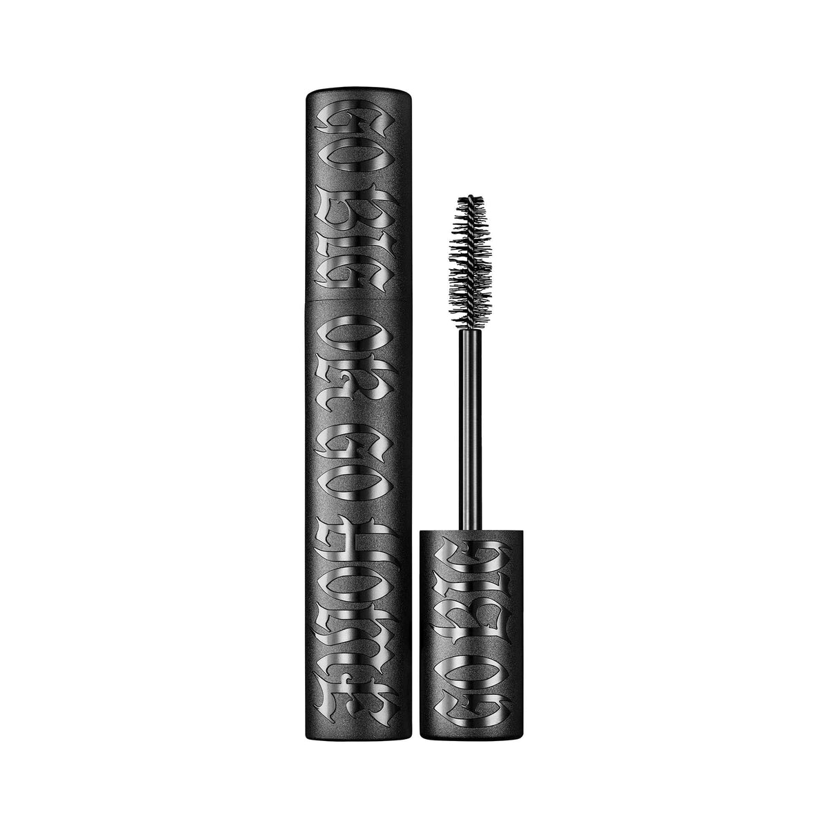 Kat Von D Go Big mascara Trooper Black full-size outer packaging, vegan formula