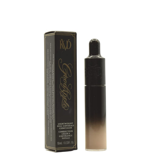 Kat Von D Good Apple concealer Light 103 blend swatch for an even skin tone.
