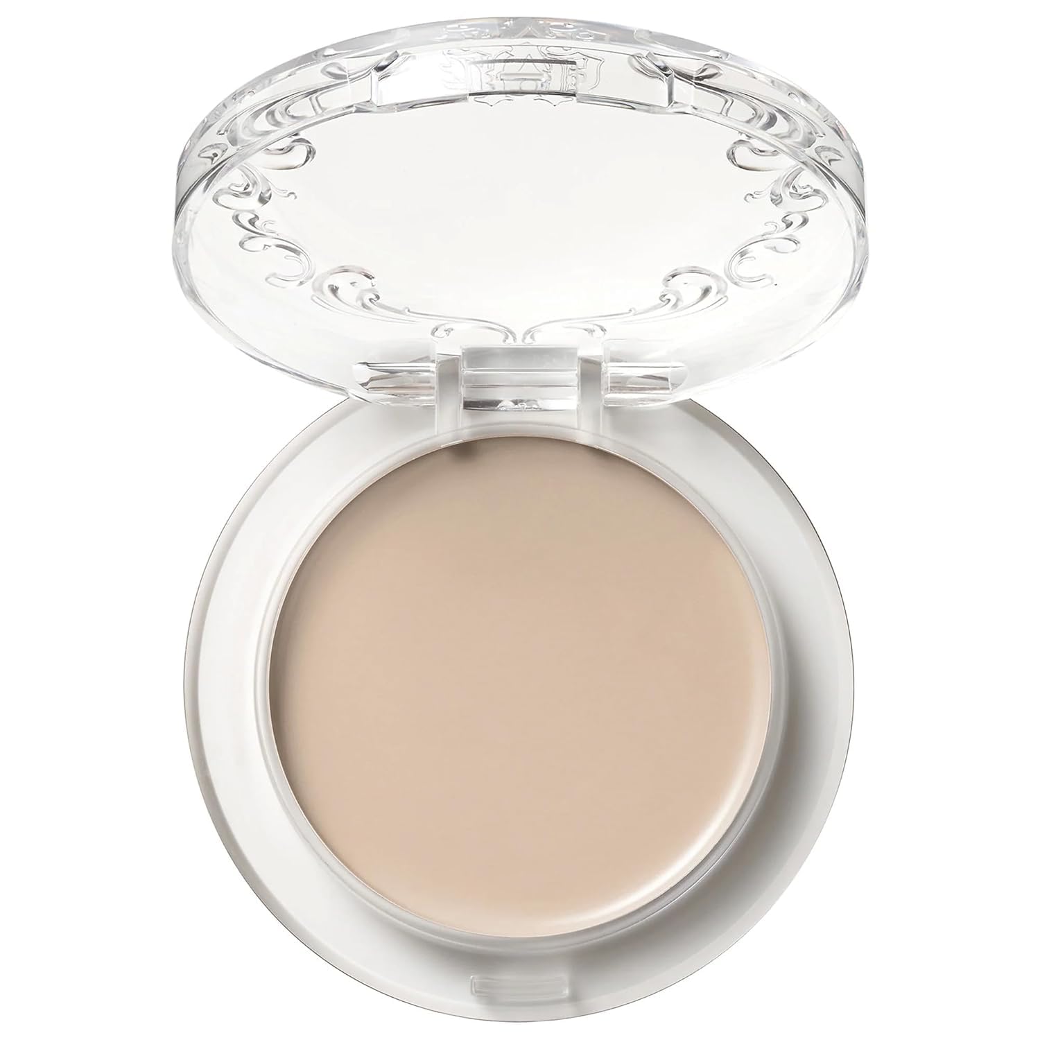 KVD Beauty Good Apple foundation balm packaging closeup for easy touch-ups and natural finish.