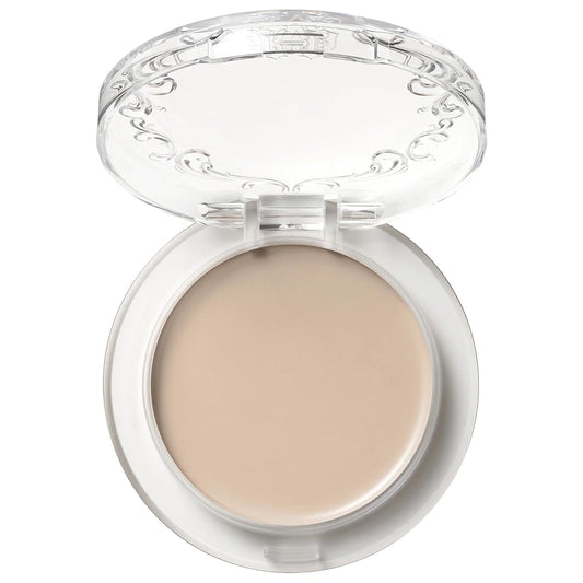 KVD Beauty Good Apple foundation balm packaging closeup for easy touch-ups and natural finish.