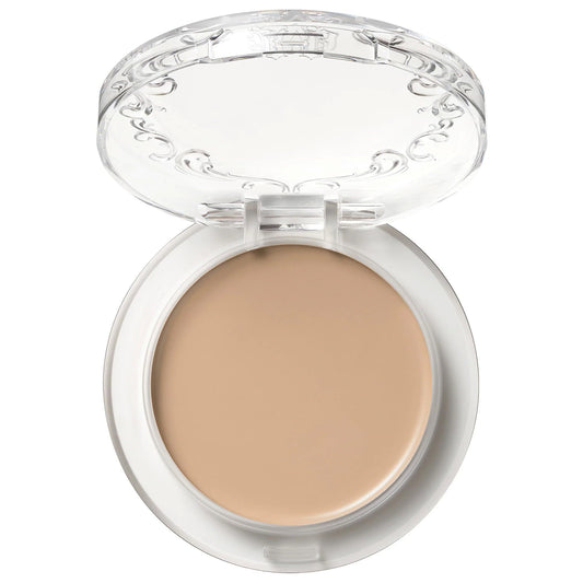 Kat Von D Good Apple foundation balm close-up shows silky texture for smooth blending.
