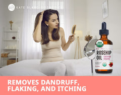 Daily-use Rosehip Oil complements skincare rituals.