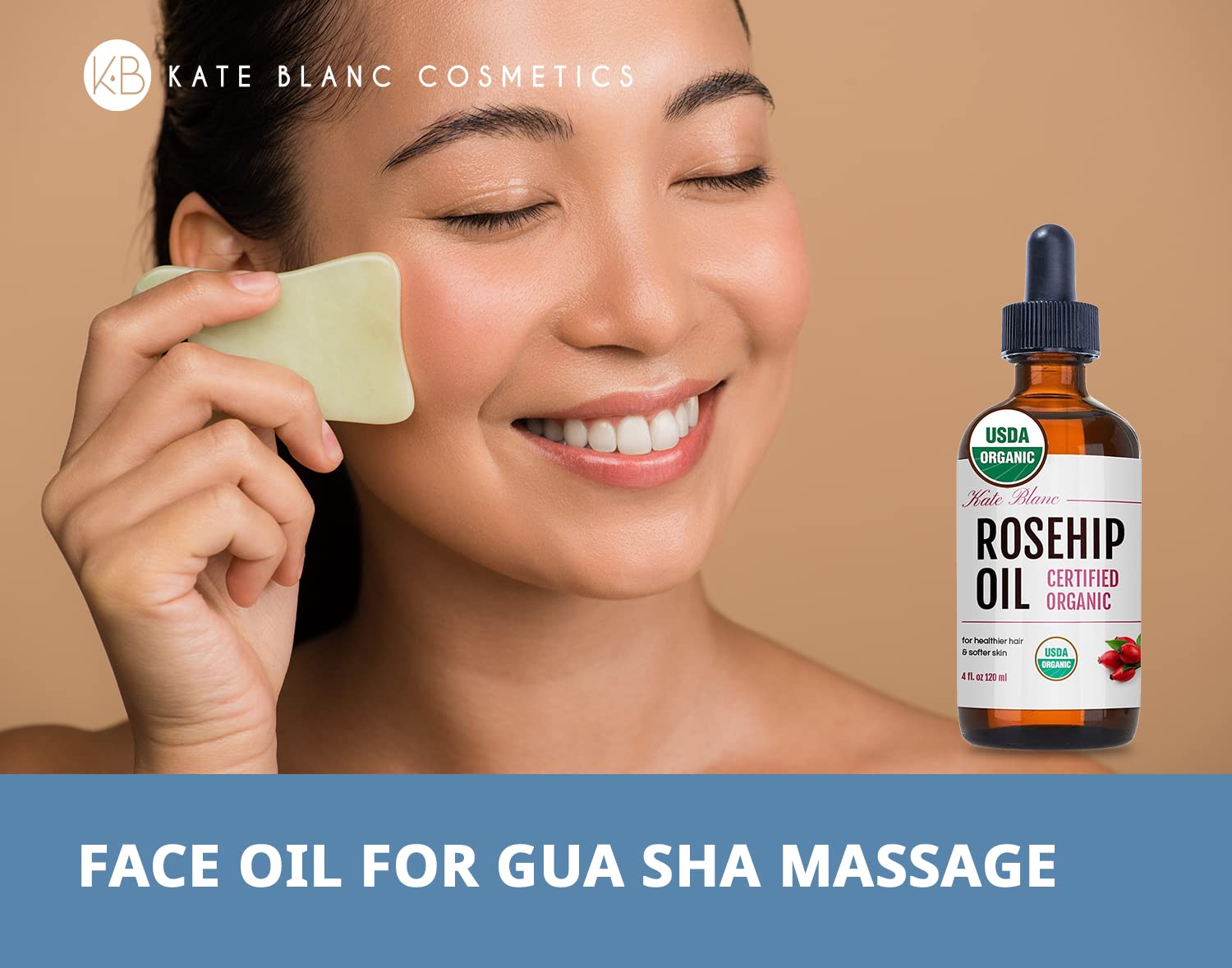 Pre-dermaplaning prep with Rosehip Oil for smooth skin.