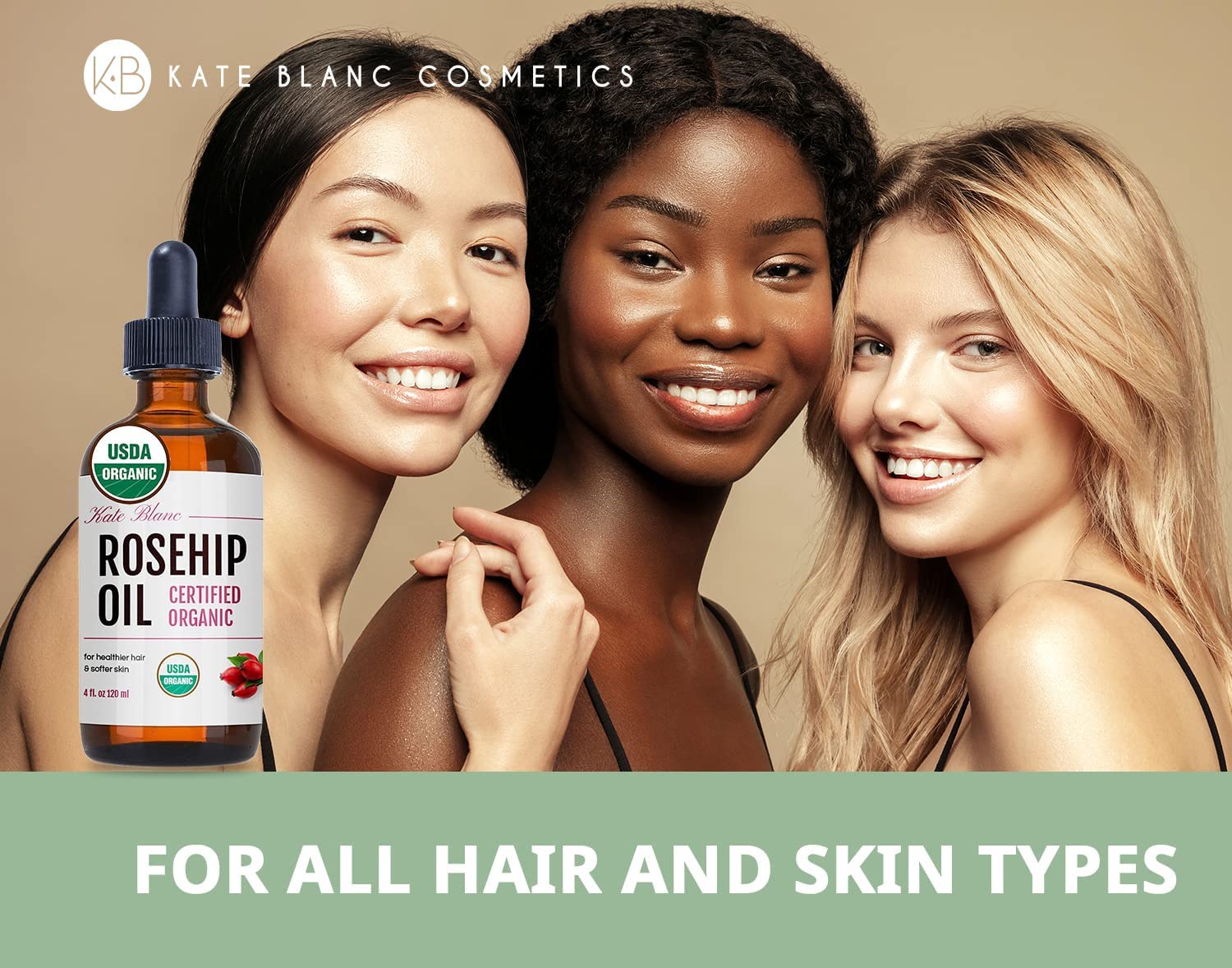 Rosehip Oil nourishes hair ends and moisturizes nails.