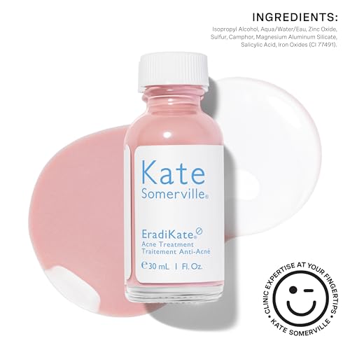 EradiKate acne treatment on a bathroom counter