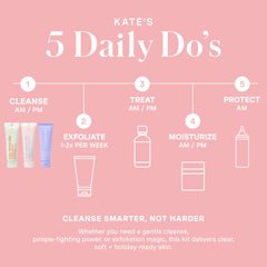 Kate Somerville Holiday Gift Set Display with colorful packaging