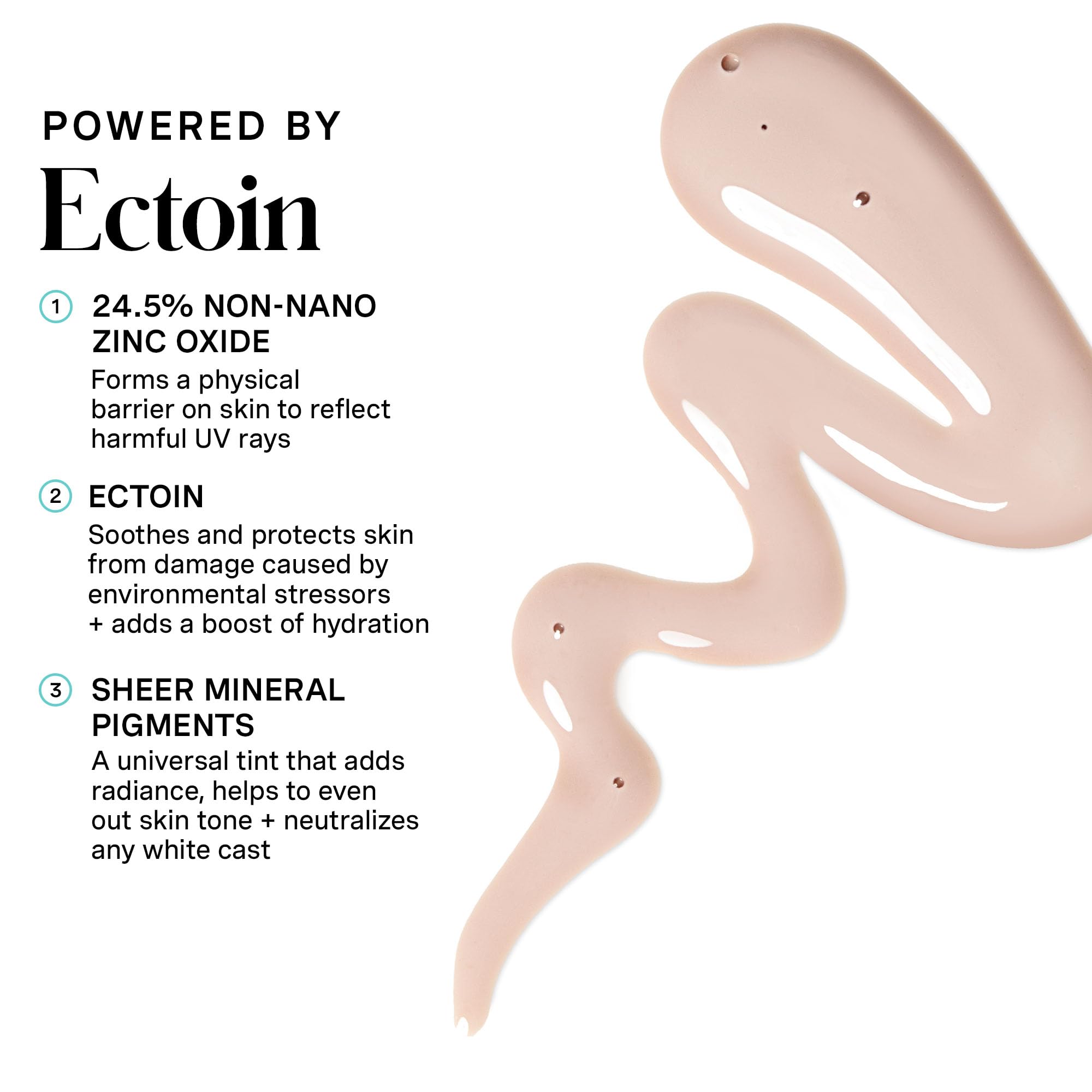 Kate Somerville HydraKate Illuminating Sunscreen Drops tinted swatch blends into skin with radiance