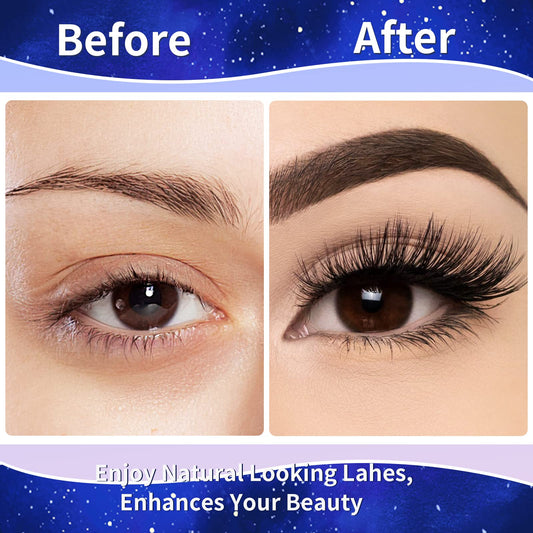 KATGE 3D magnetic lashes close-up highlighting natural volume