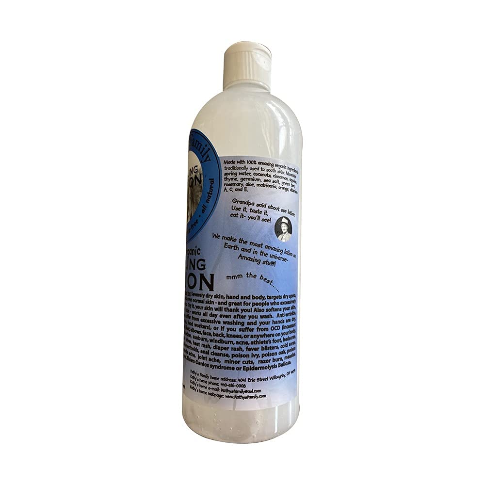 Kathy's Family Healing Lotion pour action for quick, even application
