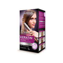 Kativa Keratin Express shampoo lather demonstrating cleansing with plant-based keratin