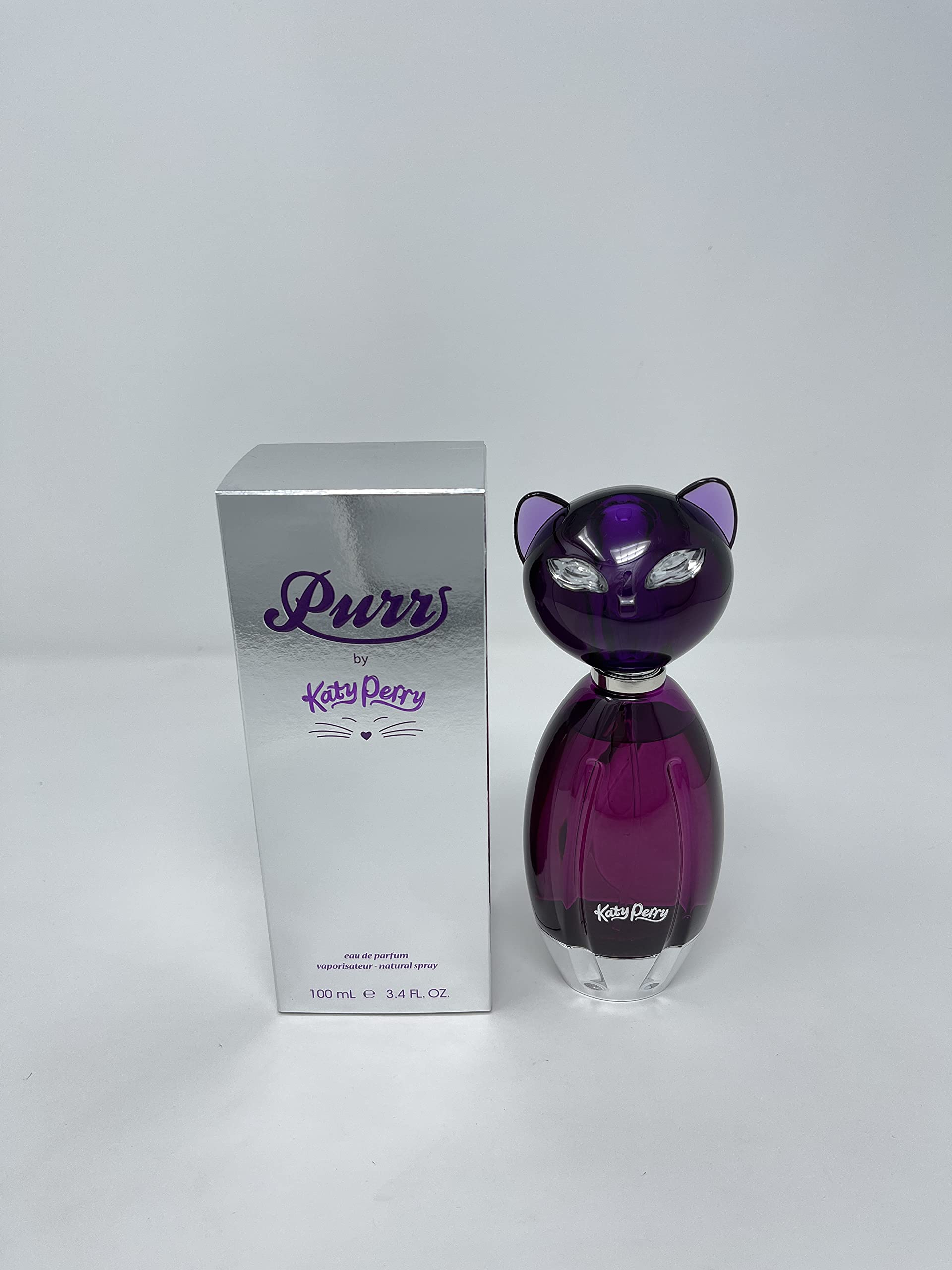 Katy Perry Purr on wrist, subtle scent for daytime use.