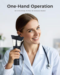 KAUGIC ear cleaner with pressurized water flow for controlled, comfortable cleaning