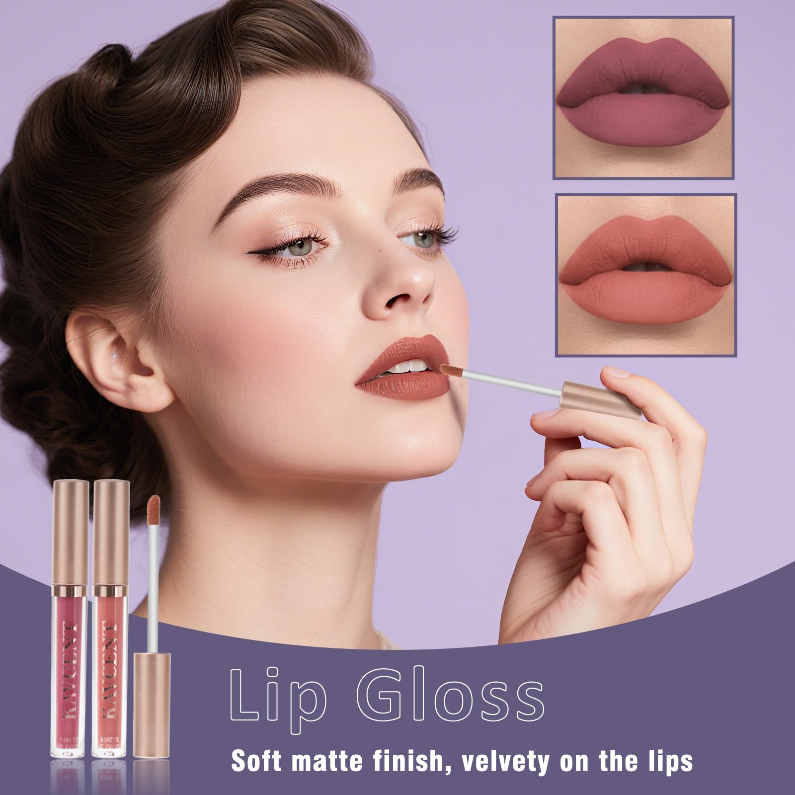 KAVCENT eyebrow pencil groom for precise, natural-looking arches.