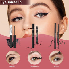 KAVCENT eyeliner pencil sleek line precision for bold definition.