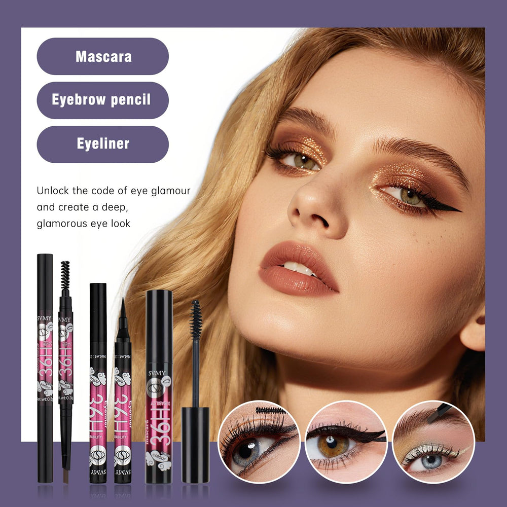 KAVCENT eyeliner pigment for crisp, lasting definition.