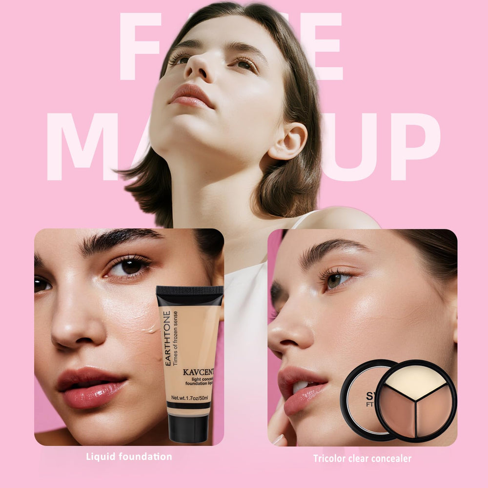 KAVCENT Lipstick Palette swatches in multiple shades for versatile day-to-night looks.