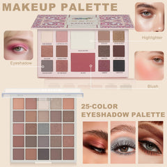 KAVCENT makeup kit teens lip gloss adds shine and color.