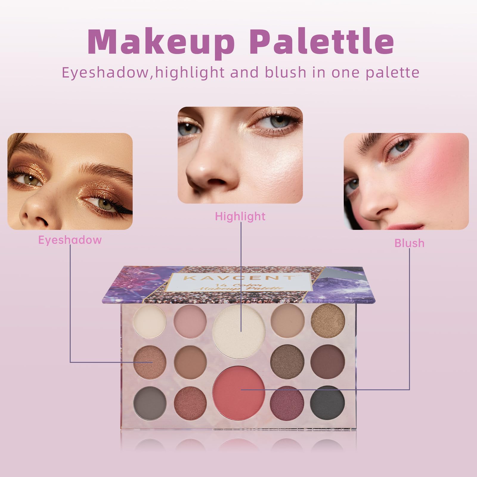 KAVCENT foundation bottle showing lightweight coverage for even skin tone