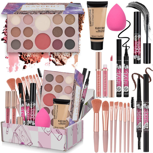 KAVCENT makeup palette compact for versatile day-to-night looks and easy transitions.
