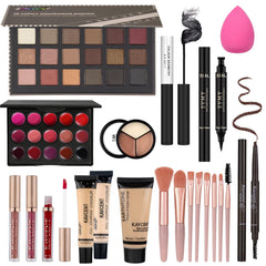 KAVCENT makeup set all-in-one organized for busy mornings and travel.