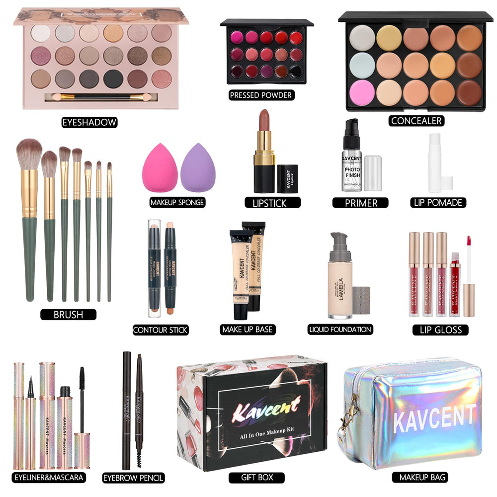KAVCENT eyeshadow palette with versatile shades for everyday and glam looks