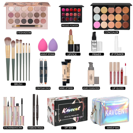 KAVCENT eyeshadow palette with versatile shades for everyday and glam looks