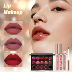 KAVCENT powder puff and makeup brushes for smooth, blendable application.
