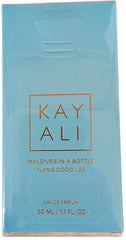 Kayali Maldives creamy coconut milk base, warm finish suitable for day or night.
