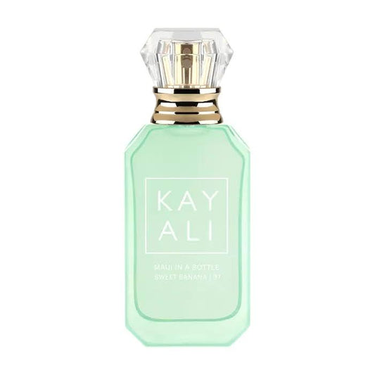 Kayali Maui in a Bottle Sweet Banana 37 EDP deluxe mini bottle for on-the-go sunny-day wear.