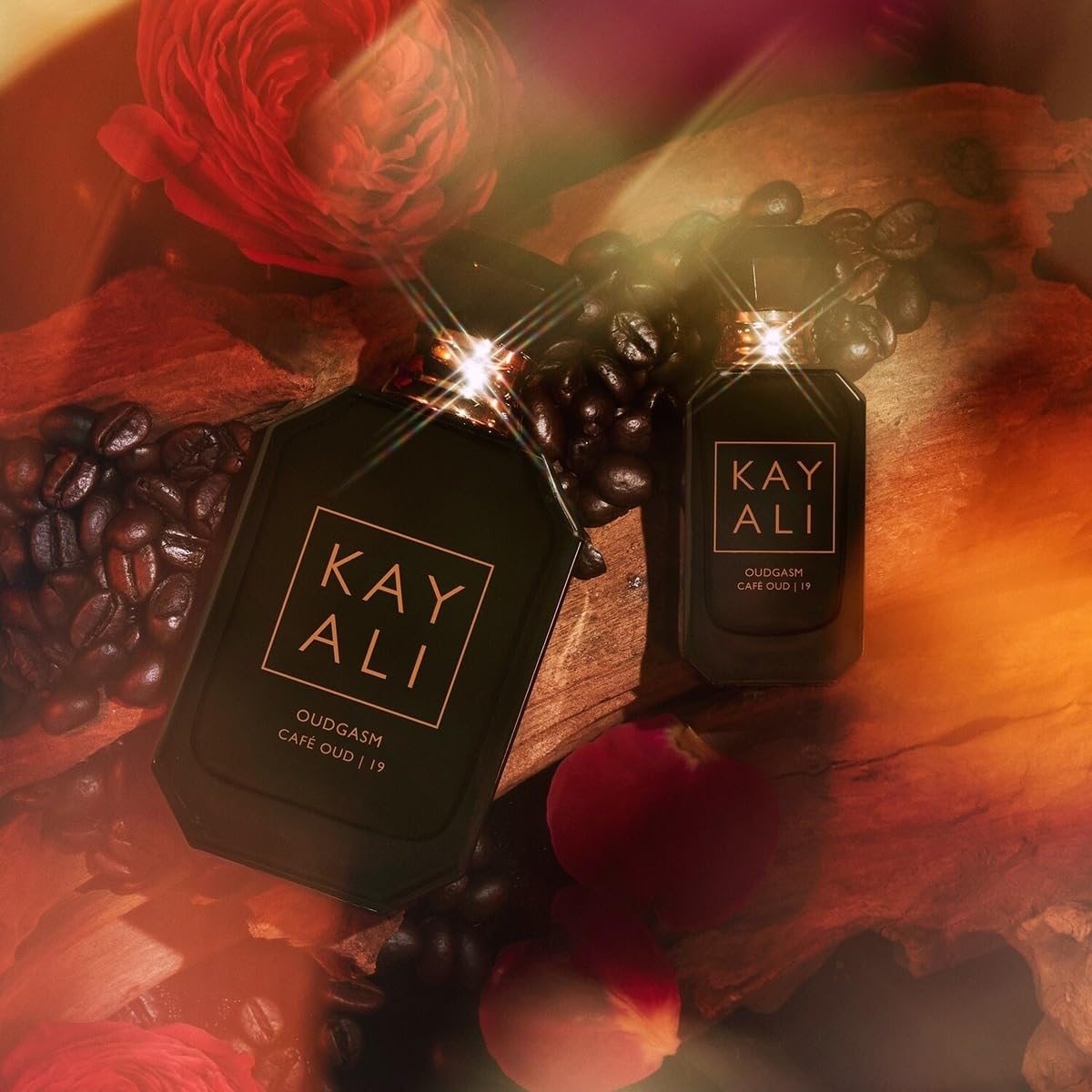 Kayali Oudgasm Café Oud oud-woody base for lasting depth