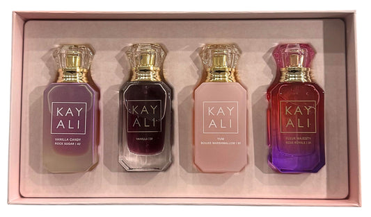 Kayali Vanilla Candy Rock Sugar 42 mini bottle for on-the-go scent touch-ups.
