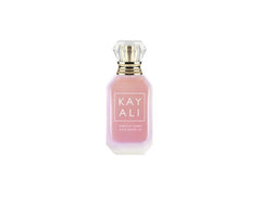 Kayali Vanilla Candy Rock Sugar bottle front, ideal travel companion for on-the-go fragrance
