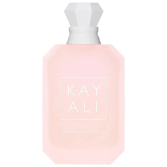 KAYALI Yum Boujee Marshmallow 81 bottle close-up highlighting warm gourmand notes for evenings
