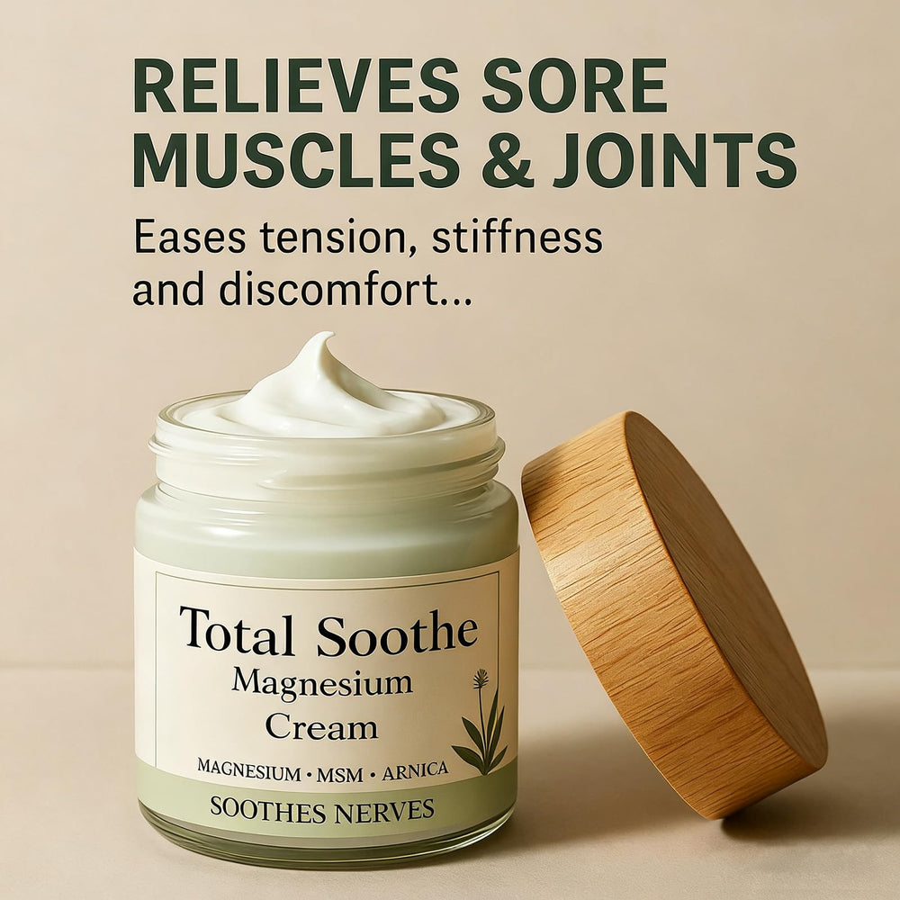 KBSBUBB TotalRelief tube label highlights MSM, arnica, and vitamin B6 for joint care.