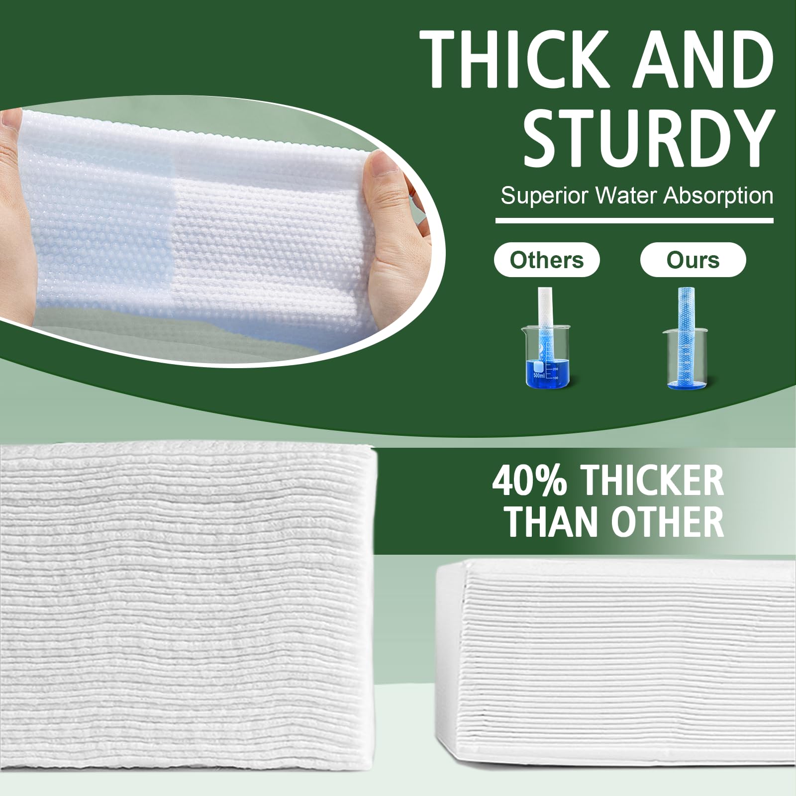 KeeiZoes towel texture close-up shows ultra-soft surface for gentle skin contact