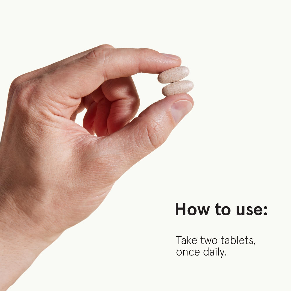 Keeps Daily Hair Supplement ingredients label, highlighting saw palmetto and essential vitamins.