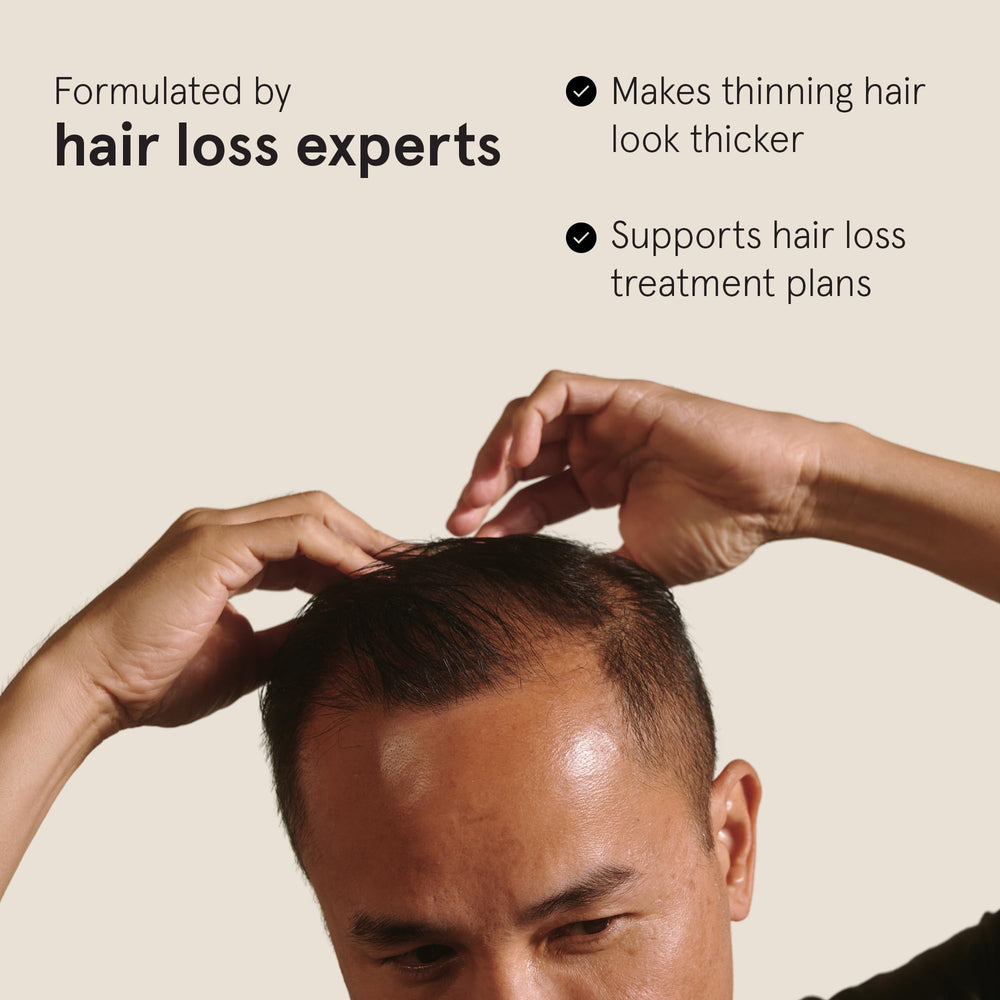 Keeps Matte Thickening Pomade texture and volume for fuller hair