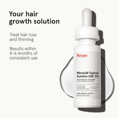 Keeps dropper applying Minoxidil to the crown for precision