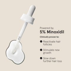 Keeps 5% Minoxidil at the vertex for targeted use