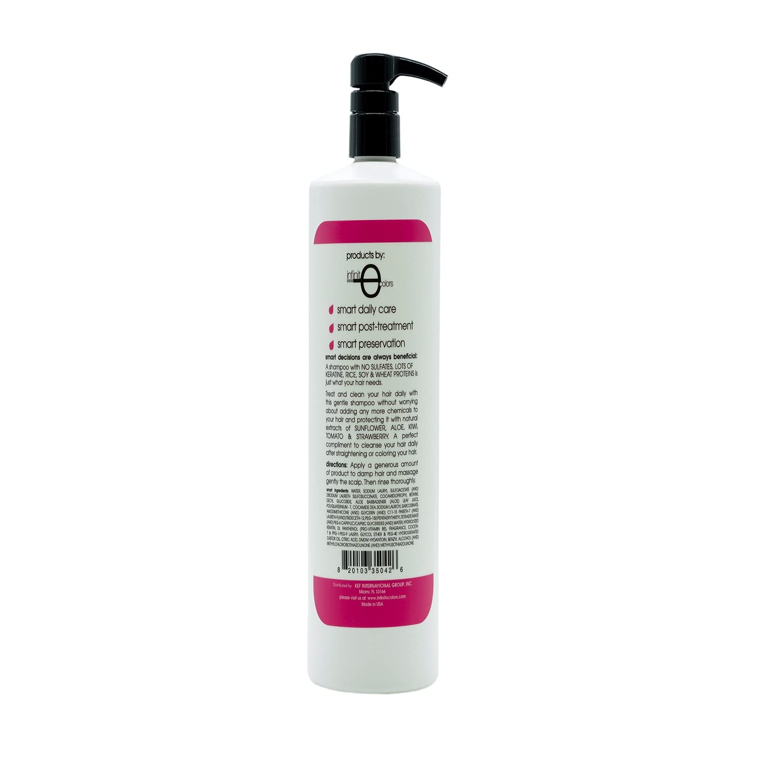 KEF Ultra Moisture Shampoo lather action delivering gentle daily cleanse and volume