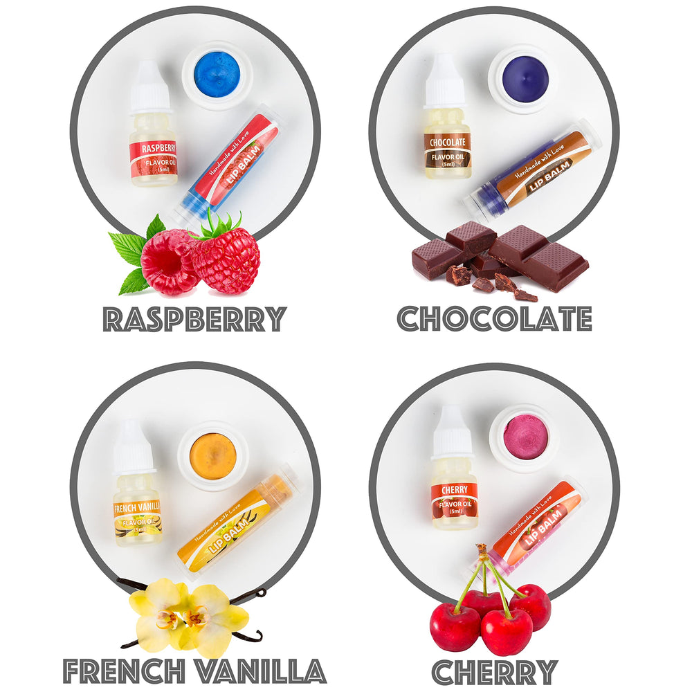 KEFF four flavor oils adding pleasant scents to kid-friendly balms