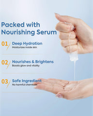 Kefumei patented sheet fit delivering serum evenly for maximum comfort.