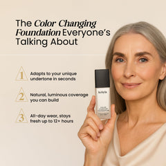Kehyla Beauty packaging and tube highlight lightweight, long-lasting formula.