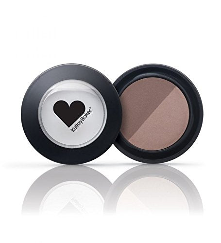Kelley Baker Brow Powder Duo compact in brown and dark brown for natural definition and easy blending