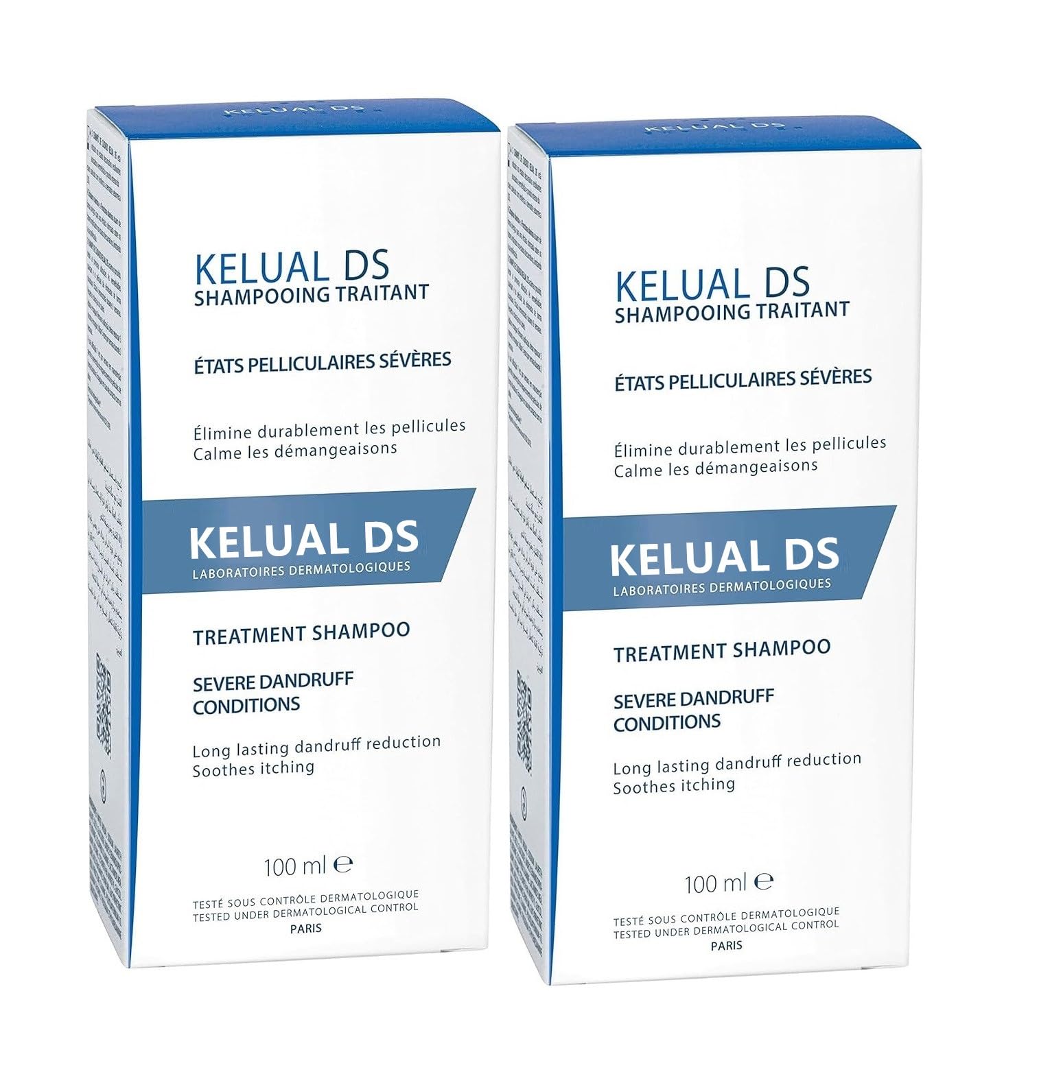 KELUAL DS shampoo foam forming on hair for cleansing action.